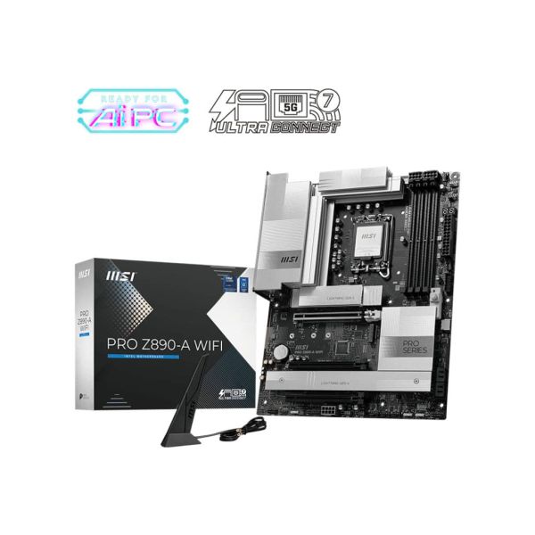 MSI PRO Z890-A WIFI moederbord Intel Z890 LGA 1851 (Socket V1) ATX (7E32-002R)