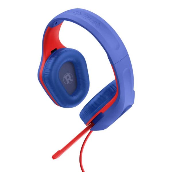 Trust GXT 415SM Zirox Headset Bedraad Hoofdband Gamen Blauw, Rood (25738)
