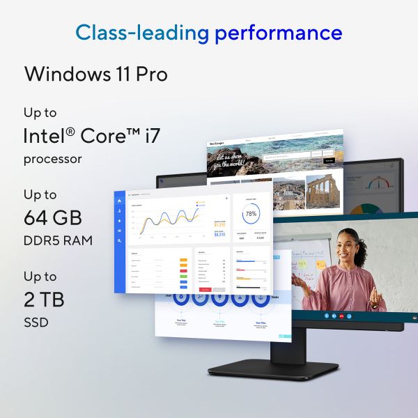 ASUS ExpertCenter P400 AiO P440VAEST-BPD184X Intel Core 5 210H 60,5 cm (23.8") 1920 x 1080 Pixels Touchscreen Alles-in-één-pc 16 GB DDR5-SDRAM 256 GB SSD Windows 11 Pro Wi-Fi 6 (802.11ax) Zwart (90PT03X6-M0AVJ0)