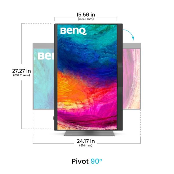 BenQ PD2770U computer monitor 68,6 cm (27") 3840 x 2160 Pixels 4K Ultra HD LCD Zwart (9H.Y0ELB.QBE) BenQ PD2770U computer monitor 68,6 cm (27") 3840 x 2160 Pixels 4K Ultra HD LCD Zwart (9H.Y0ELB.QBE)