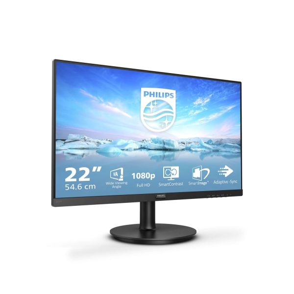 Philips V Line 221V8A/00 computer monitor 54,6 cm (21.5") 1920 x 1080 Pixels Full HD LED Zwart (221V8A/00) Philips V Line 221V8A/00 computer monitor 54,6 cm (21.5") 1920 x 1080 Pixels Full HD LED Zwart (221V8A/00)