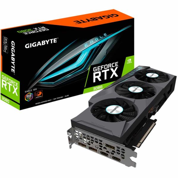 GIGABYTE EAGLE GeForce RTX 3080 12G NVIDIA 12 GB GDDR6X (GV-N3080EAGLE-12GD)
