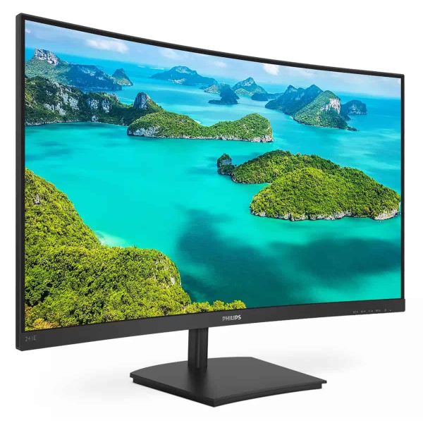 Philips E Line 241E1SCA/00 computer monitor 59,9 cm (23.6") 1920 x 1080 Pixels Full HD LCD Zwart (241E1SCA/00)