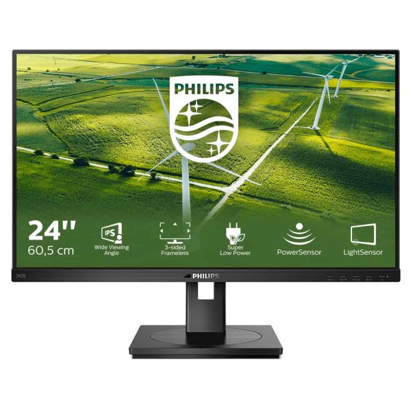 Philips 242B1G/00 LED display 60,5 cm (23.8") 1920 x 1080 Pixels Full HD Zwart (242B1G/00)