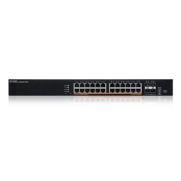 Zyxel XMG2230-28HP Managed L2/L3 2.5G Ethernet (100/1000/2500) Power over Ethernet (PoE) 1U Zwart (XMG223028HPZZ0101F)