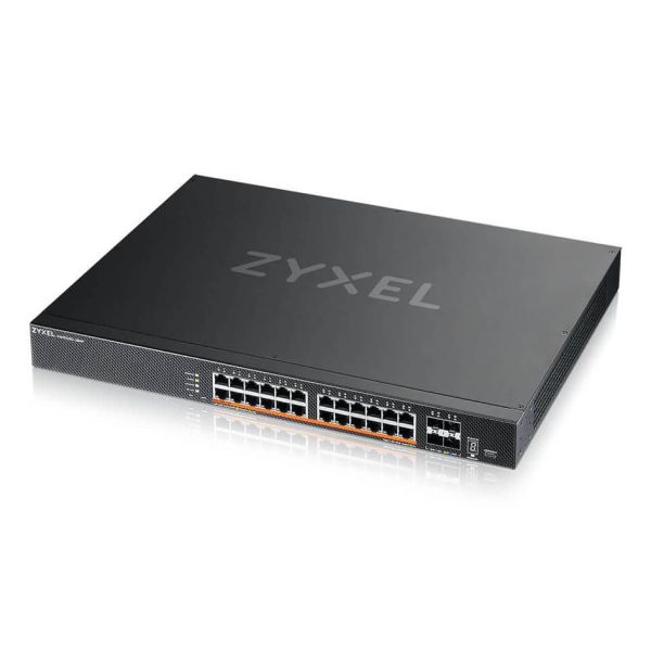 Zyxel XMG2230-28HP Managed L2/L3 2.5G Ethernet (100/1000/2500) Power over Ethernet (PoE) 1U Zwart (XMG223028HPZZ0101F)