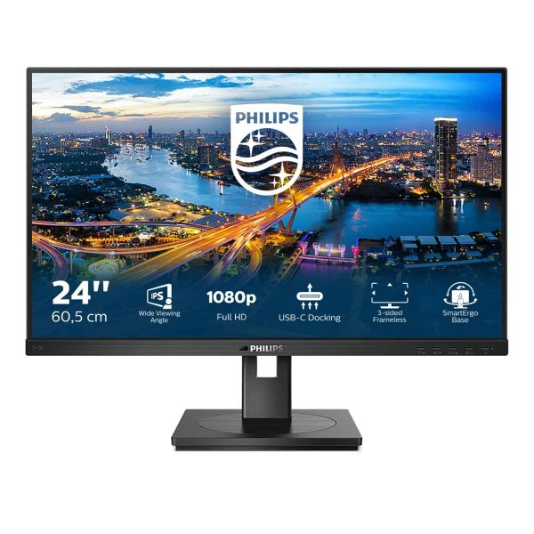 Philips B Line 243B1/00 LED display 60,5 cm (23.8") 1920 x 1080 Pixels Full HD Zwart (243B1/00)