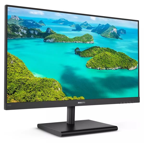 Philips E Line 245E1S/00 computer monitor 60,5 cm (23.8") 2560 x 1440 Pixels 2K Ultra HD LCD Zwart (245E1S/00)
