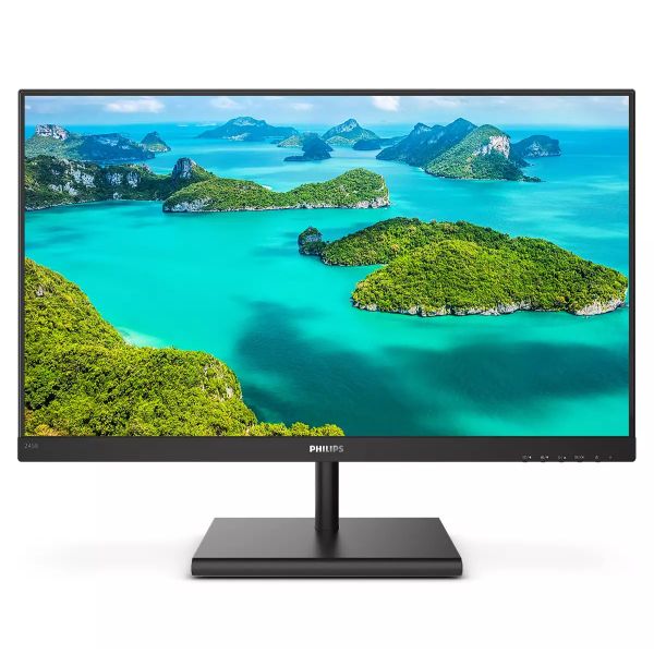 Philips E Line 245E1S/00 computer monitor 60,5 cm (23.8") 2560 x 1440 Pixels 2K Ultra HD LCD Zwart (245E1S/00)