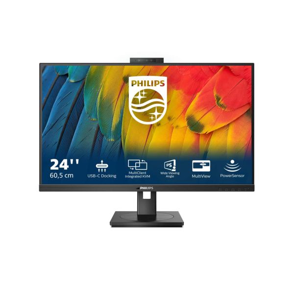 Philips 5000 series 24B1U5301H/00 computer monitor 60,5 cm (23.8") 1920 x 1080 Pixels Full HD LCD Zwart (24B1U5301H/00)