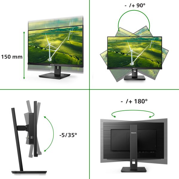 Philips B Line 272B1G/00 computer monitor 68,6 cm (27") 1920 x 1080 Pixels Full HD LED Zwart (272B1G/00)