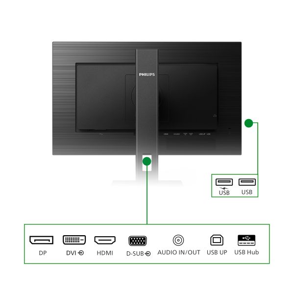 Philips B Line 272B1G/00 computer monitor 68,6 cm (27") 1920 x 1080 Pixels Full HD LED Zwart (272B1G/00)