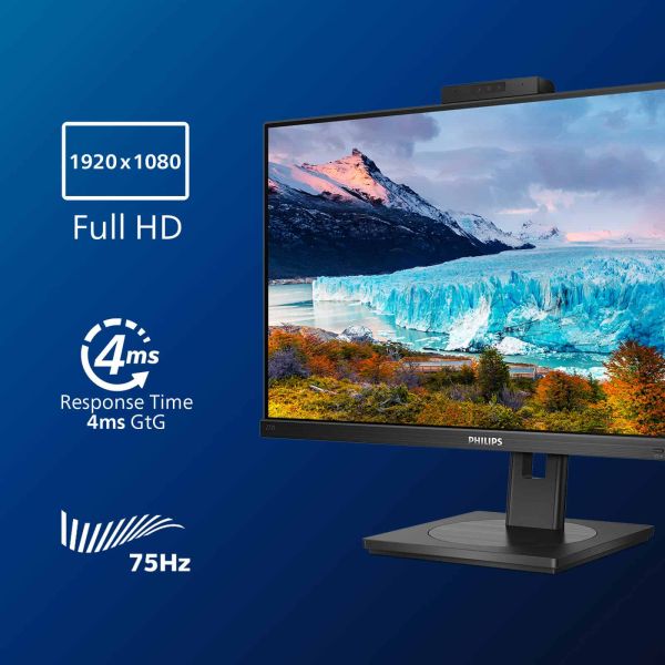 Philips S Line 272S1MH/00 computer monitor 68,6 cm (27") 1920 x 1080 Pixels Full HD LED Zwart (272S1MH/00) Philips S Line 272S1MH/00 computer monitor 68,6 cm (27") 1920 x 1080 Pixels Full HD LED Zwart (272S1MH/00)