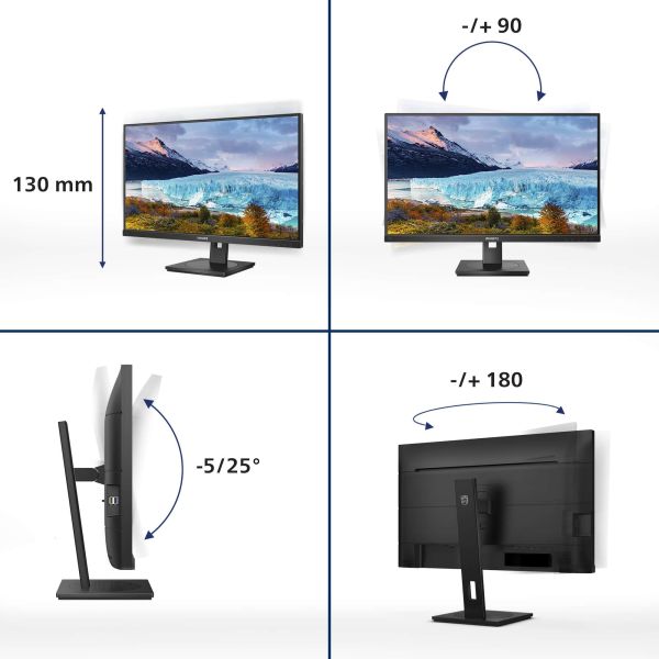 Philips S Line 273S1/00 computer monitor 68,6 cm (27") 1920 x 1080 Pixels Full HD LCD Zwart (273S1/00) Philips S Line 273S1/00 computer monitor 68,6 cm (27") 1920 x 1080 Pixels Full HD LCD Zwart (273S1/00)