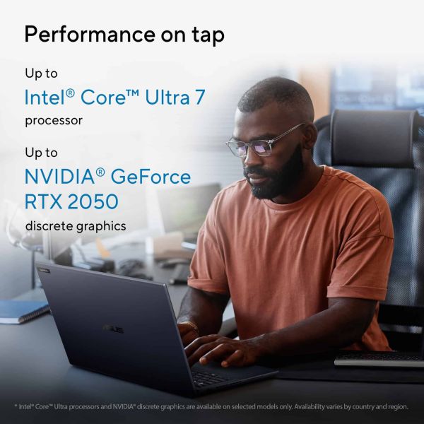 ASUS ExpertBook B5 B5604CMA-QW0125X Intel Core Ultra 5 125U Laptop 40,6 cm (16") WUXGA 16 GB DDR5-SDRAM 512 GB SSD Wi-Fi 6E (802.11ax) Windows 11 Pro Nederlands Zwart (90NX0751-M004M0)