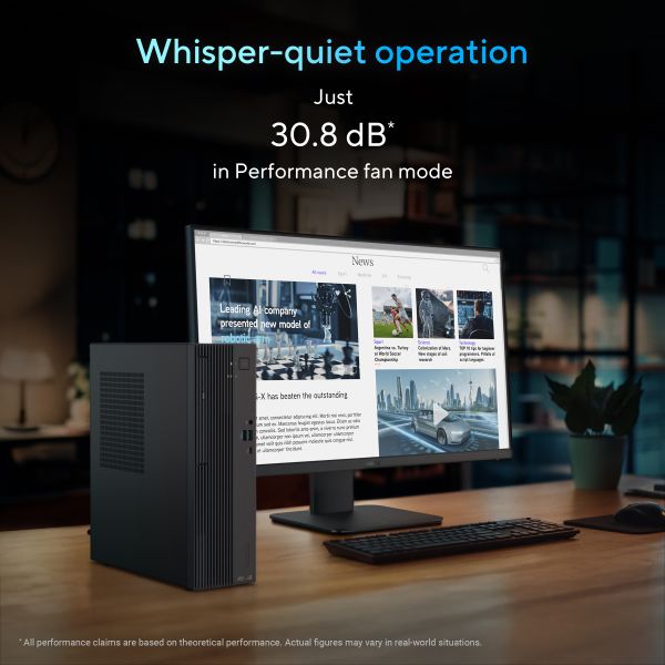 ASUS ExpertCenter P500 SFF P500SV-07240H029X Intel Core 7 240H 16 GB DDR5-SDRAM 512 GB SSD Windows 11 Pro PC Grijs (90PF05A1-M00U30)