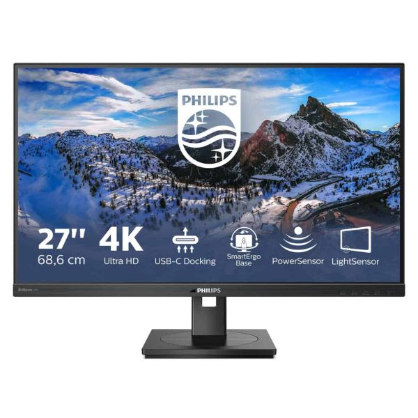 Philips 279P1/00 computer monitor 68,6 cm (27") 3840 x 2160 Pixels 4K Ultra HD LED Zwart (279P1/00)