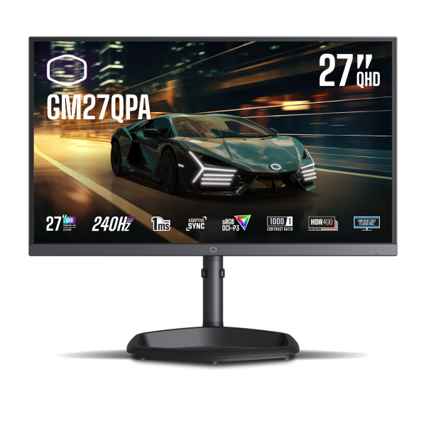 Cooler Master GM27QP 27 inch 240Hz Curved Gaming Monitor (CMI-GM27QP-EK)