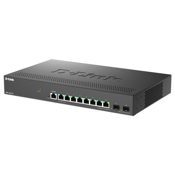D-Link DMS-1250-10S/E netwerk-switch Managed 2.5G Ethernet (100/1000/2500) Zwart (DMS-1250-10S/E)