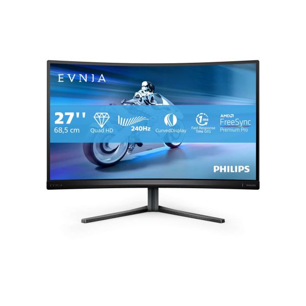 Philips 27M2C5500W/00 LED display 68,6 cm (27") 2560 x 1440 Pixels Quad HD LCD Zwart (27M2C5500W/00)