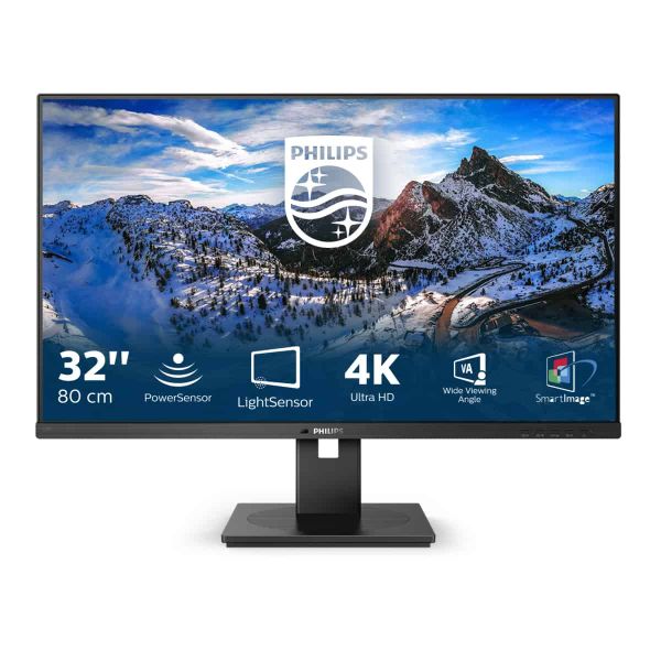 Philips B Line 328B1/00 LED display 80 cm (31.5") 3840 x 2160 Pixels 4K Ultra HD Zwart (328B1/00)