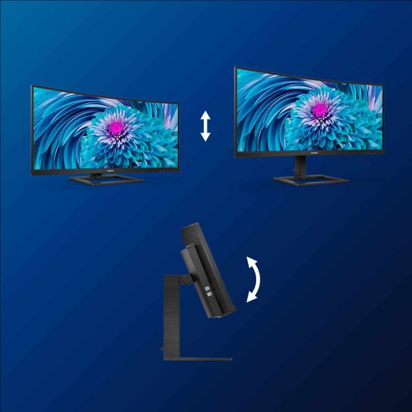 Philips E Line 346E2CUAE/00 computer monitor 86,4 cm (34") 3440 x 1440 Pixels Wide Quad HD+ LCD Zwart (346E2CUAE/00)