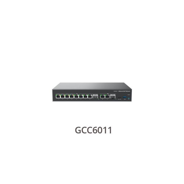 Grandstream Networks GCC6000 Series GCC6011 - Switch - L3 - unmanaged - 10 x 10/100/1000 (PoE) (GCC6011)