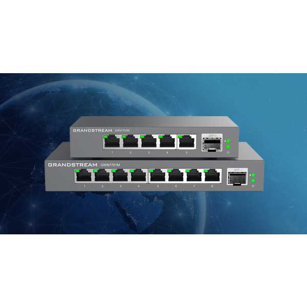 Grandstream Networks Grandstream GWN7700M Unmanaged Network Switch 5 2.5Gb ports / 1 SFP+ (GWN7700M)