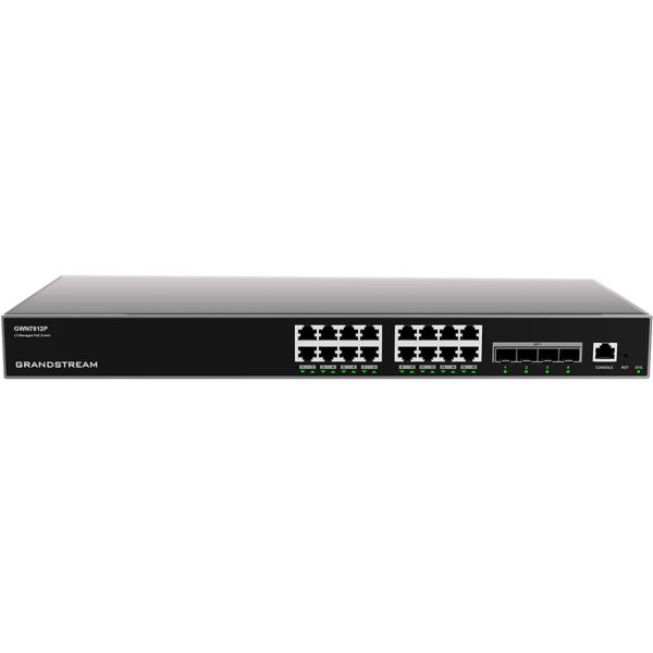 Grandstream Networks GWN7822P Layer 3 Multi-Gigabit Network Switches - Access Point - IPv6 (GWN7822P)