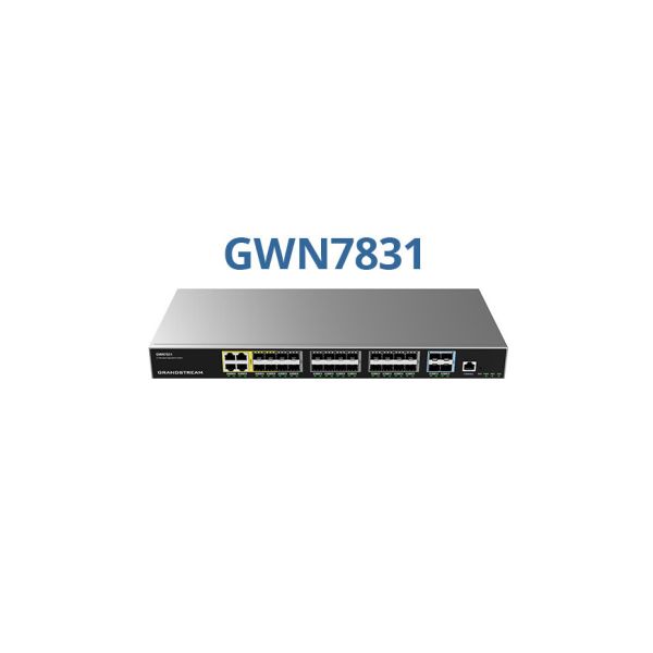 Grandstream Networks GWN7831, Managed, L3, Gigabit Ethernet 10-100-1000 , Rack-mounting (GWN7831)