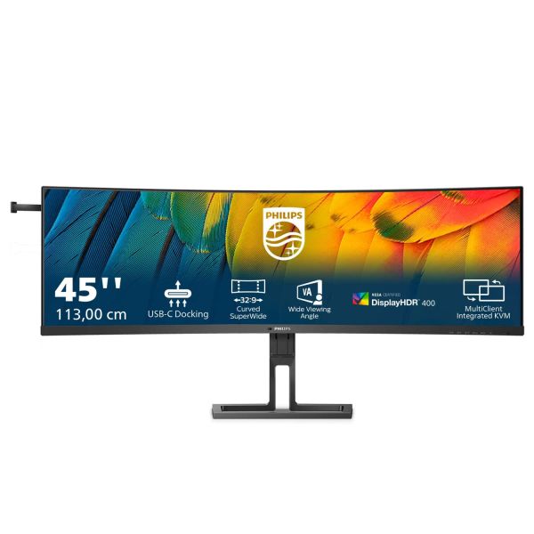 Philips 6000 series 45B1U6900C/00 computer monitor 113 cm (44.5") 5120 x 1440 Pixels UltraWide Dual Quad HD LED Zwart (45B1U6900C/00) Philips 6000 series 45B1U6900C/00 computer monitor 113 cm (44.5") 5120 x 1440 Pixels UltraWide Dual Quad HD LED Zwart (45B1U6900C/00)