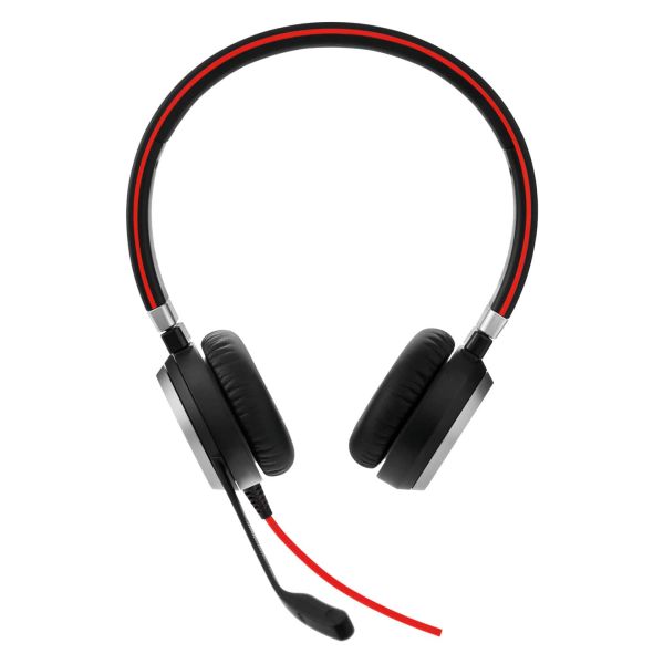 Jabra Evolve 40 Headset Bedraad Hoofdband Kantoor/callcenter USB Type-A Zwart (6399-829-209)