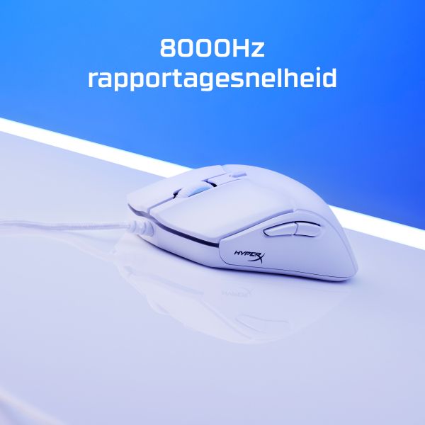 HyperX Pulsefire Haste 2 - gamingmuis (wit) (6N0A8AA) HyperX Pulsefire Haste 2 - gamingmuis (wit)
