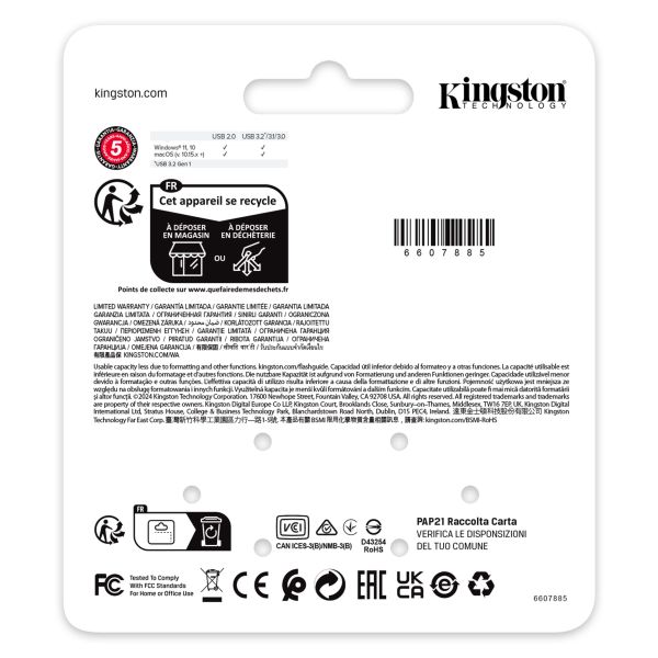 Kingston Technology DataTraveler 256GB SE9 G3 - Dark Nickel (KE-U2X256-1AC)