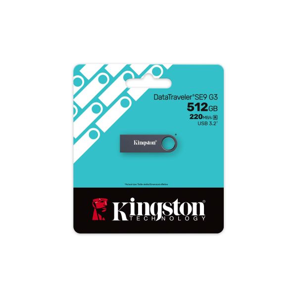 Kingston Technology DataTraveler 512GB SE9 G3 - Dark Nickel (KE-U2X512-1AC)