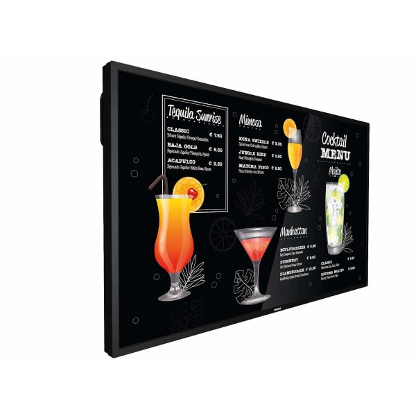 Philips Signage Solutions P-Line Digitale signage flatscreen 139,7 cm (55") VA 750 cd/m² 4K Ultra HD Zwart (55BDL3117P/00)