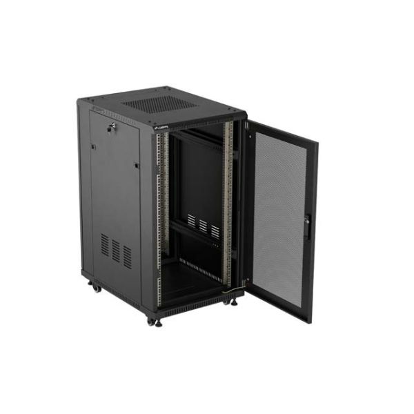 Lanberg SZAFA INSTALACYJNA RACK STOJACA 19 22U (FF01-6822-23B)