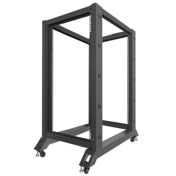 Lanberg 19" 22U 600x1000 Open Rack zwart (OR01-6022-B)