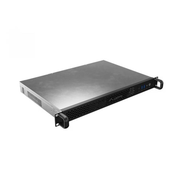 Lanberg 1U ITX Rackmount Serverkast 300mm zwart (SC01-3001-10B)
