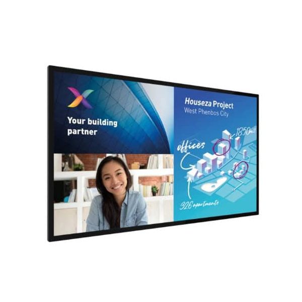 Philips 86BDL8051C/00 beeldkrant 2,18 m (86") 350 cd/m² 4K Ultra HD Zwart Touchscreen Android 9.0 (86BDL8051C/00)