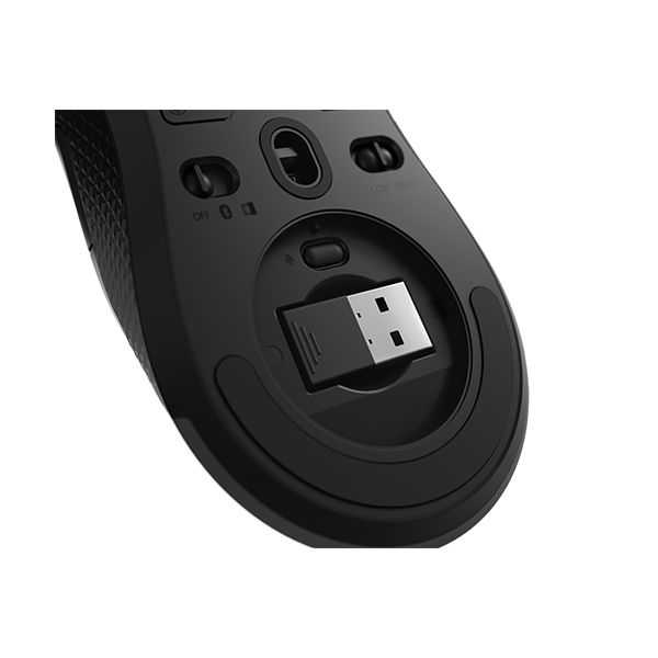 Lenovo Legion M600 Wireless Gaming muis Gamen Ambidextrous RF Wireless + Bluetooth + USB Type-A Optisch 16000 DPI (GY50X79385)