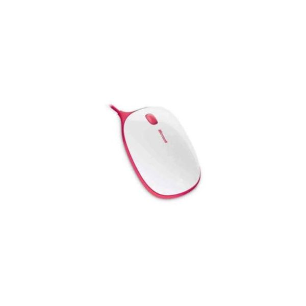 Microsoft Express Mouse Optisch Wit Rood (T2J-00003)