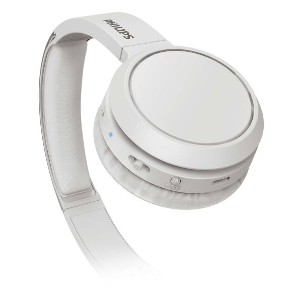 Philips 4000 series TAH4205WT/00 hoofdtelefoon/headset Draadloos Hoofdband Oproepen/muziek USB Type-C Bluetooth Wit (TAH4205WT/00)