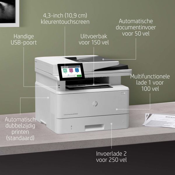 HP LaserJet Enterprise M430f Multifunction Zwart-wit Printer, Alleen Ethernet; Kopieerapparaat, scanner (3PZ55ABGJ) n/a HP LaserJet Enterprise M430f Multifunction Zwart-wit Printer, Alleen Ethernet; Kopieerapparaat, scanner (3PZ55ABGJ)