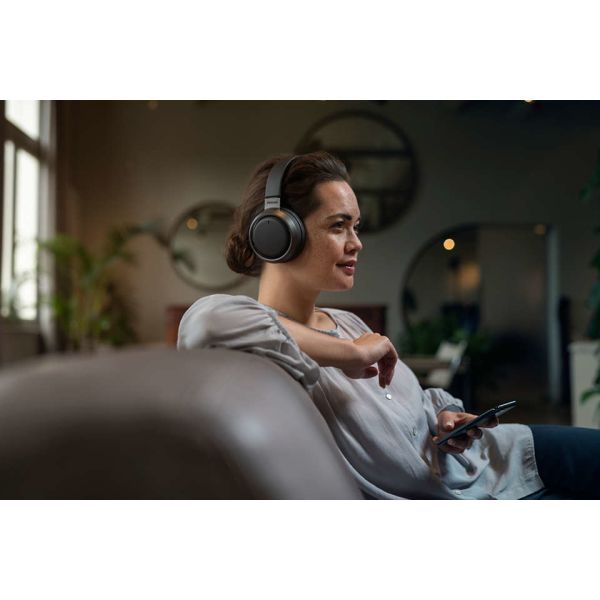 Philips Fidelio Headset Bedraad en draadloos Hoofdband Oproepen/muziek Bluetooth Zwart (L3/00)