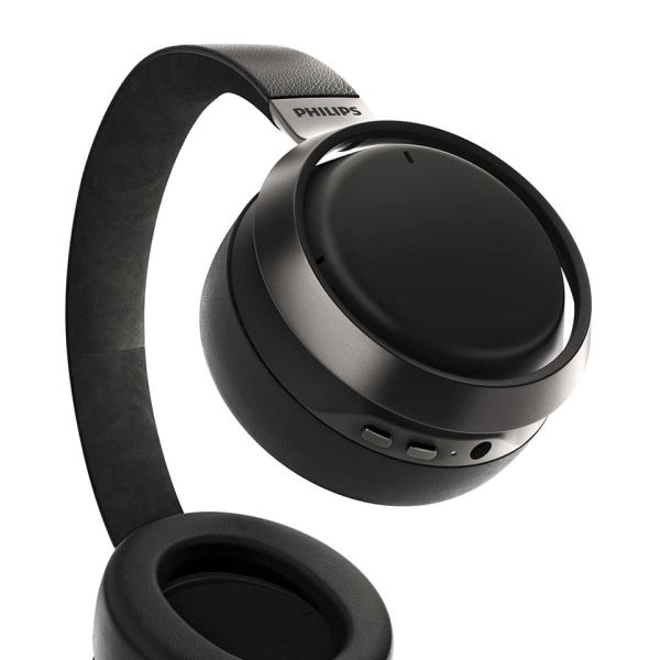 Philips Fidelio Headset Bedraad en draadloos Hoofdband Oproepen/muziek Bluetooth Zwart (L3/00)
