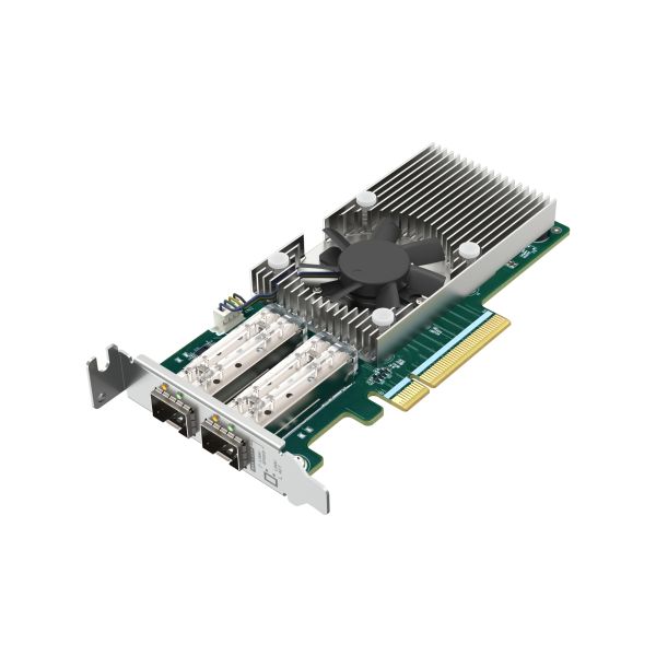 QNAP QXG-25G2SF-BCM netwerkkaart Intern Fiber 25000 Mbit/s (QXG-25G2SF-BCM)