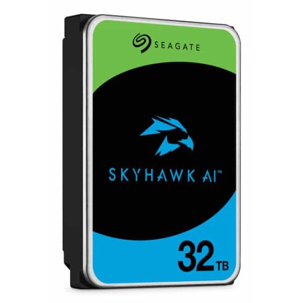 Seagate SkyHawk AI interne harde schijf 32 TB 512 MB 3.5" SATA III (ST32000VE000)