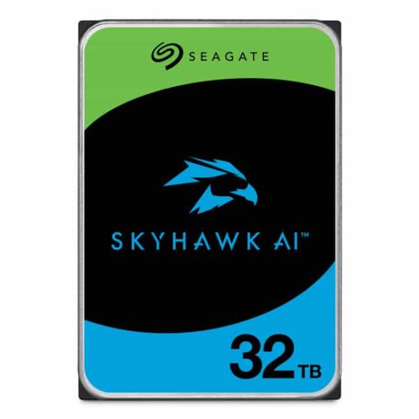 Seagate SkyHawk AI interne harde schijf 32 TB 512 MB 3.5" SATA III (ST32000VE000) Seagate SkyHawk AI interne harde schijf 32 TB 512 MB 3.5" SATA III (ST32000VE000)