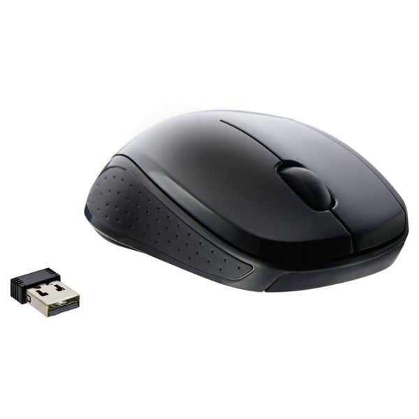 Targus Mouse - optical - 3 buttons - wireless - 2.4 GHz - wireless receiver (USB) (AMW060EU)